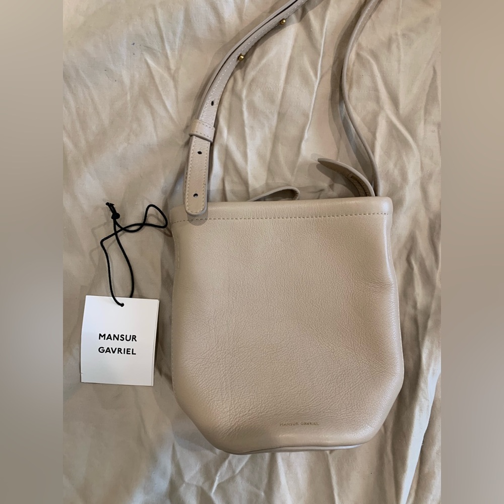 Mansur Gavriel mini zipper bucket bag